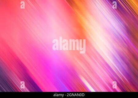 Abstract colorful gradient motion blur pink diagonal lines background Stock Photo
