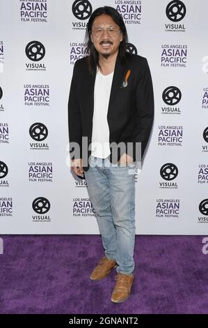 Los Angeles, USA. 23rd Sep, 2021. Tuan Lee arrives at the 2021 Los Angeles Asian Pacific Film Festival - Opening Night of MANZANAR, DIVERTED: WHEN WATER BECOMES DUST held at the ARATANI Theatre at the Japanese Amer?ican Cultural & Community Center in Los Angeles, CA on Thursday, ?September 23, 2021. (Photo By Sthanlee B. Mirador/Sipa USA) Credit: Sipa USA/Alamy Live News Stock Photo