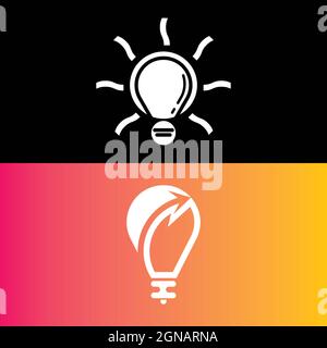 Light Bulb Lamp Logo Template Illustration Design. Vector EPS 10 Stock ...