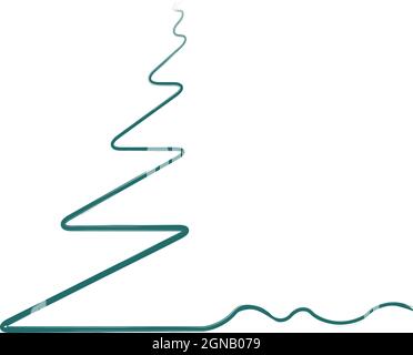 abstract Christmas tree, christmas design template, vector eps 10 Stock Vector