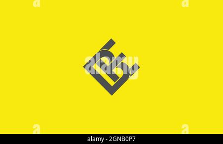 LETTER B OR BE LOGO DESIGN WITH LINE ART FOR ILLUSTRATION USE Stock Vector