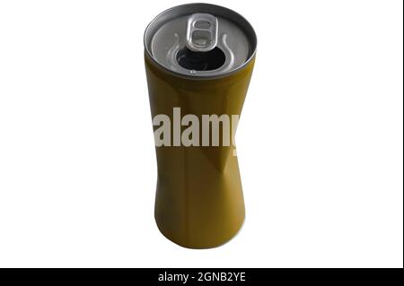 A generic fizzy drinks can with a tear tab top Stock Photo
