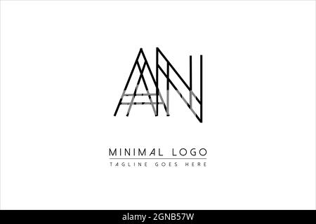 Initial an, na, a, n Logo Design Creative Modern Letters icon vector Illustration Stock Vector