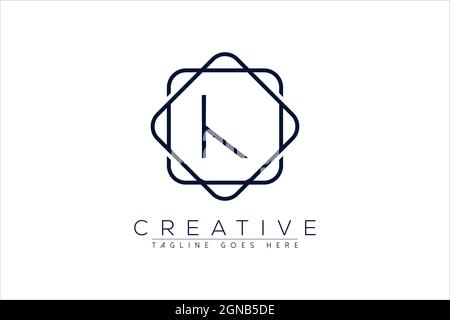 Luxury k Initial Logo frame symbol icon, Luxury and graceful floral monogram design Stock Vector