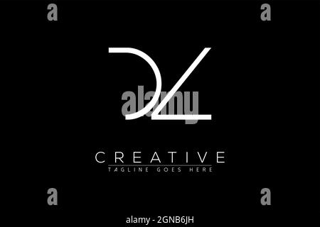 Letter dz, zd, d, z, Abstract initial monogram letter alphabet logo design Stock Vector