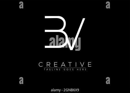 Letter bv, eb, v, b, Abstract initial monogram letter alphabet logo design Stock Vector