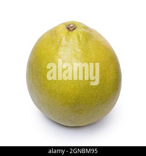 Whole pomelo fruit isolated on white background Stock Photo