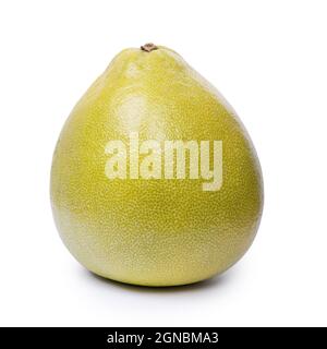 Whole pomelo fruit isolated on white background Stock Photo