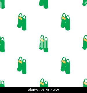 Pants with suspenders pattern seamless background texture repeat wallpaper geometric vector Stock Vector