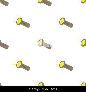 Flashlight pattern seamless background texture repeat wallpaper geometric vector Stock Vector