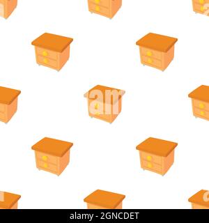 Commode pattern seamless background texture repeat wallpaper geometric vector Stock Vector