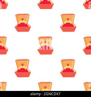 Ring pattern seamless background texture repeat wallpaper geometric vector Stock Vector