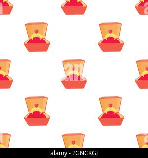 Ring pattern seamless background texture repeat wallpaper geometric vector Stock Vector