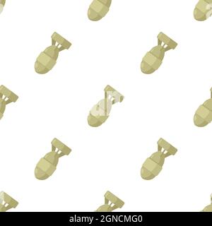 Big bomb pattern seamless background texture repeat wallpaper geometric vector Stock Vector