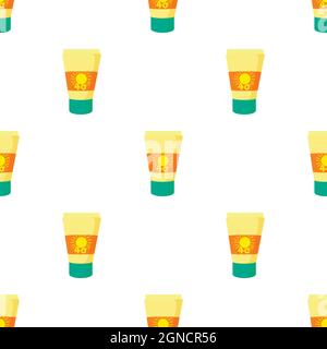 Sunscreen pattern seamless background texture repeat wallpaper geometric vector Stock Vector