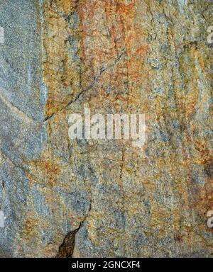 highly structured slab of Steinkogel slate from the region Pinzgau, Austria Stock Photo