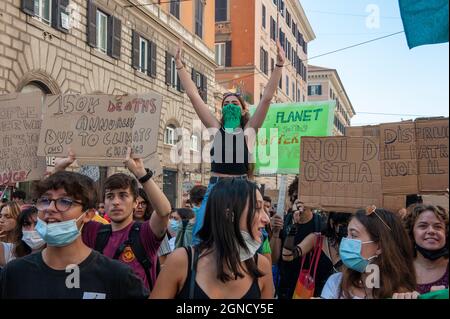 Rome, Italy 24/09/2021: Friday for Future. © Andrea Sabbadini Stock Photo