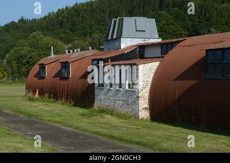 Cultybraggan WWII PoW Camp, Comrie, now in 2021, being redeveloped as a visitor attraction, as business premises and for community use Stock Photo