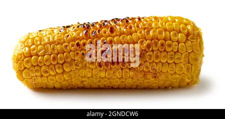 grilled sweet corn isolated on white background Stock Photo