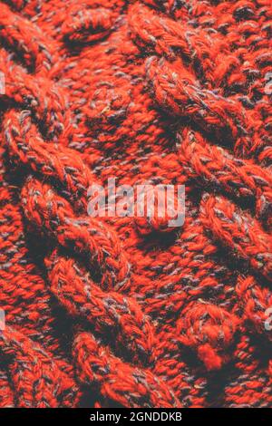 Background of knitting patterns Stock Photo