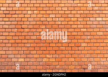 Red brick wall grunge background texture Stock Photo