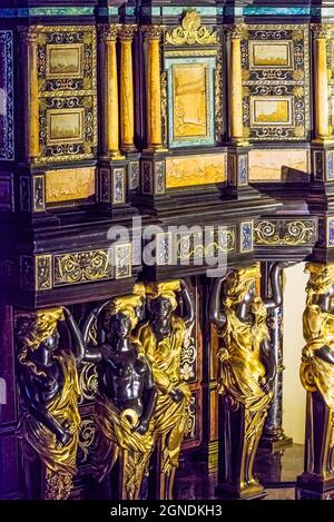 A variety of stately home antiques Stock Photo