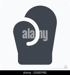 Icon Box 3 - Glyph Style - Simple illustration, Editable stroke, Design template vector, Good for prints, posters, advertisements, announcements, info Stock Vector
