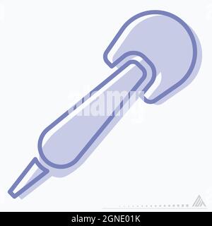 Icon Darts - Two Tone Style - Simple illustration, Editable stroke, Design template vector, Good for prints, posters, advertisements, announcements, i Stock Vector