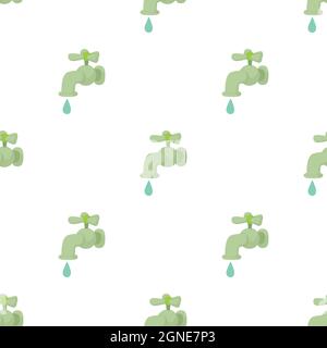 Tap pattern seamless background texture repeat wallpaper geometric vector Stock Vector