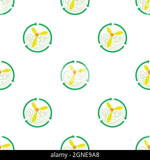 Ventilator pattern seamless background texture repeat wallpaper geometric vector Stock Vector