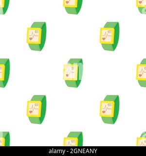 Fitness bracelet pattern seamless background texture repeat wallpaper geometric vector Stock Vector