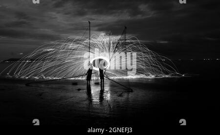 Can Gio beach in Ho Chi Minh city southern Vietnam Stock Photo