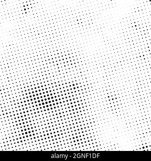 Halftone grunge background. Trendy distress dirty design element. Overlay dots texture. Grungy style Stock Vector