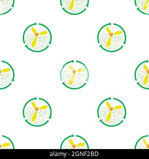 Ventilator pattern seamless background texture repeat wallpaper geometric vector Stock Vector