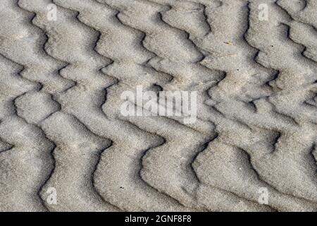 Sand ripples Stock Photo