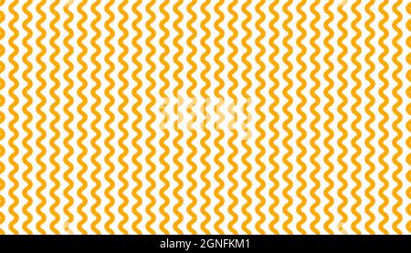 Pasta abstract background with yellow lines, pasta seamless geometric pattern, noodle texture, vector illustration Stock Vector