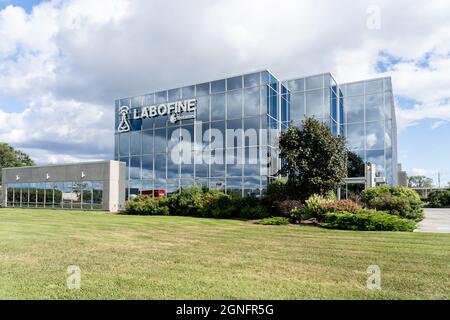 Pointe-Claire, QC, Canada - September 3, 2021: Labofine headquarters in Pointe-Claire, QC, Canada. Stock Photo