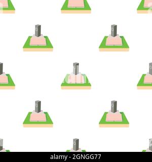 Jevish grave pattern seamless background texture repeat wallpaper geometric vector Stock Vector