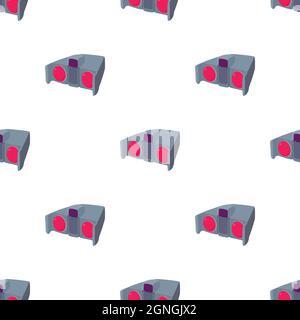 Binoculars pattern seamless background texture repeat wallpaper geometric vector Stock Vector