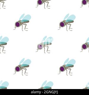 Spy fly pattern seamless background texture repeat wallpaper geometric vector Stock Vector
