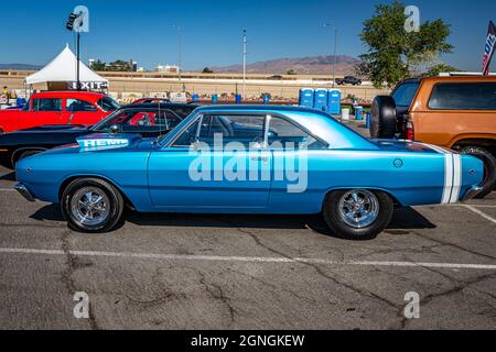 Reno, NV - August 4, 2021: 1968 Dodge Hemi Dart Hardtop Coupe at a local car show. Stock Photo