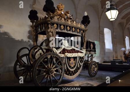 Gallery of Coaches in Versailles, Paris Stock Photo