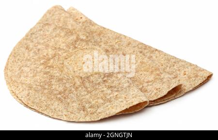 Tortilla bread isolated over white background Stock Photo
