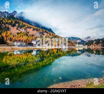 Amazing Autumn Landscape of South Park in city of Sofia, Bulgaria Stock ...