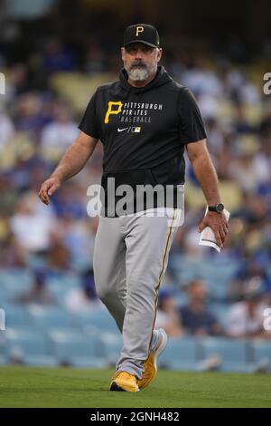 Pittsburgh Pirates' Andrew McCutchen stands in the dugout before a baseball  game against the Colorado Rockies in Pittsburgh, Monday, May 8, 2023. (AP  Photo/Gene J. Puskar Stock Photo - Alamy