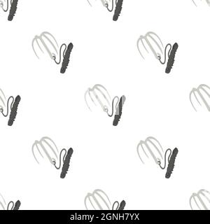 Spy equipment pattern seamless background texture repeat wallpaper geometric vector Stock Vector