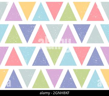 Vector vintage seamless pattern for Christmas. Retro funny pattern for holidays. Vintage funny texture Stock Vector