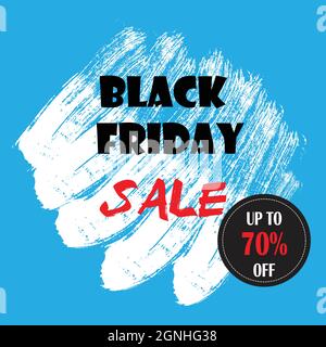 Black Friday sales banner vector illustration Stock Vector