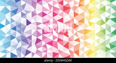 geometric triangular low poly style graphic background. Vector polygonal design for your business. Stock Vector