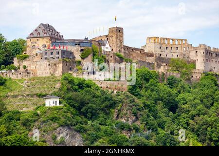 sights along the Rhine River, culturally and historically one of the great rivers of the continent and among the most important arteries of industrial Stock Photo